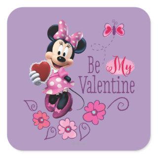 Be My Valentine Square Sticker