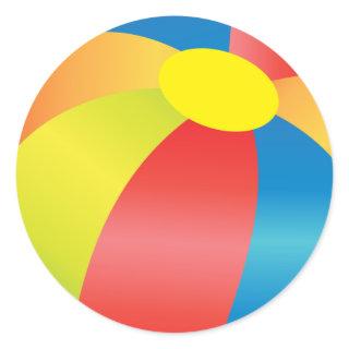 Beach Ball Summer Time Fun Sticker