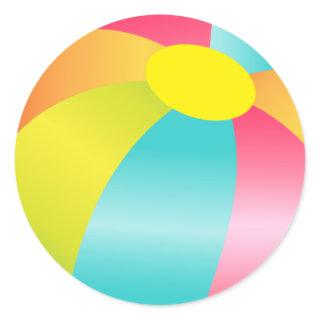 Beach Ball Summer Time Fun Sticker