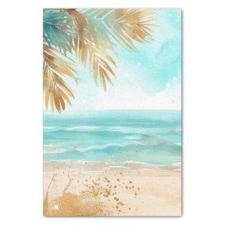 Beach Paradise pattern Tissue Paper