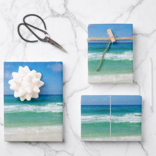 Beach Photography Blue Skies With Waves  Sheets