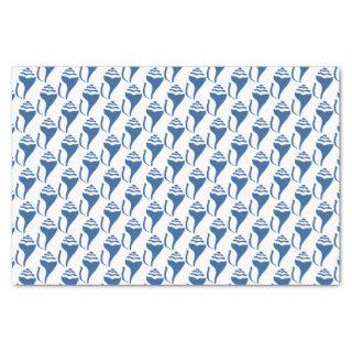 Beach shell pattern tissue paper