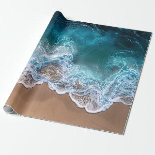 Beach Shoreline Waves Decoupage