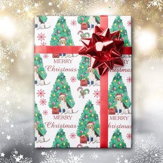 Beagle Dog Christmas Pattern