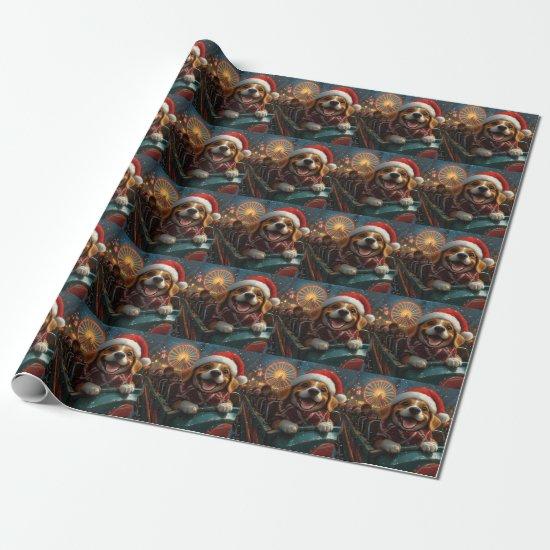 Beagle Dog Roller Coaster Christmas