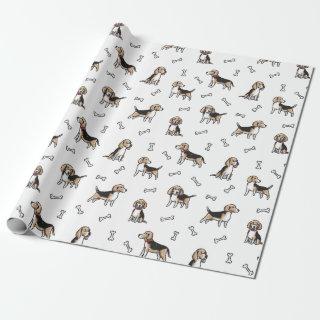 Beagle dogs pattern