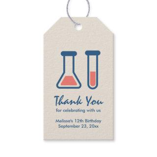 Beaker & Test Tube Science Themed Gift Tags