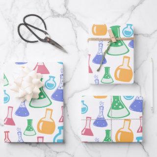 Beakers and Flasks Fun Science Pattern  Sheets