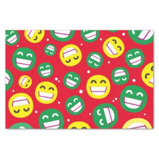 Beaming Face Smiling Eyes Emoji Editable Colors Tissue Paper