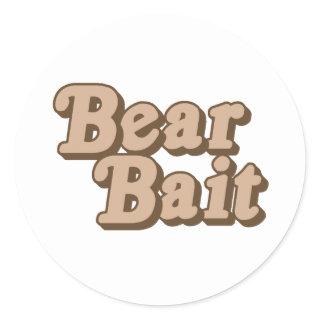 Bear Bait Classic Round Sticker