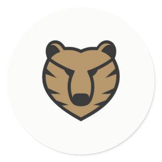 Bear Classic Round Sticker