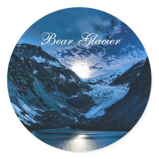 Bear Glacier Classic Round Sticker