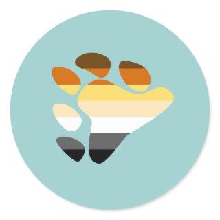 Bear Symbol Classic Round Sticker