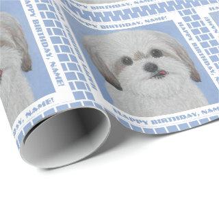 Bear the Malshi Tiled  With Text
