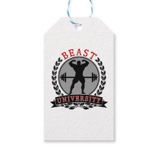 Beast University Bodybuilding Gift Tags
