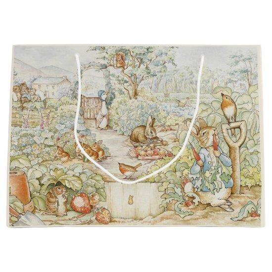 Beatrix Potter Peter and Friends in the Garden Large Gift Bag