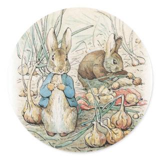 Beatrix Potter Peter Rabbit And Benjamin Bunny Classic Round Sticker