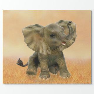Beautiful African Baby Elephant