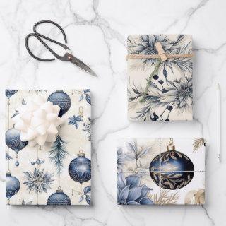 Beautiful Blue Christmas Mix  Sheets