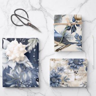 Beautiful Blue Christmas Mix  Sheets