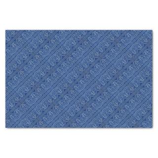 beautiful blue Victorian decor print Tissue Paper