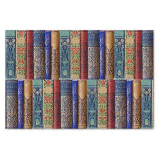 Beautiful Book Spines (Paris) Decoupage Tissue Paper