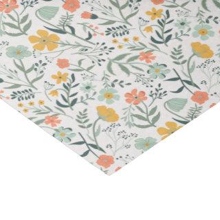Beautiful Botanical Floral Pattern Tissue Paper