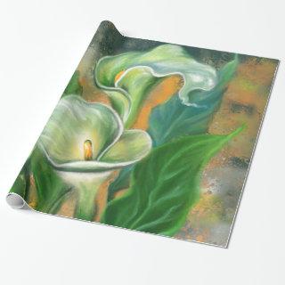 Beautiful Calla Lily Flower - Migned Art Drawing