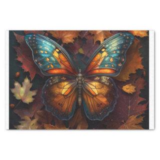 Beautiful Fall Autumn Butterfly Decoupage Paper