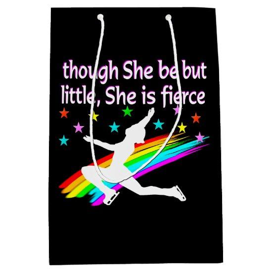 BEAUTIFUL FIGURE SKATING DESIGN MEDIUM GIFT BAG