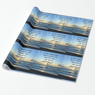 BEAUTIFUL GENESIS 1:1 SUNRISE PHOTO DESIGN