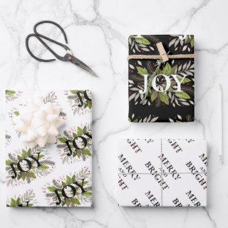 Beautiful JOY Winter Botanical, Merry & Bright  Sheets