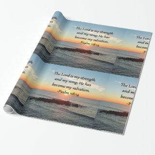Beautiful Psalm 118:14 Sunrise Photo Design