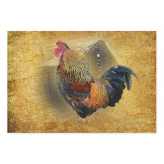 Beautiful Rooster and Rustic Barn Chicken Coop  Sheets