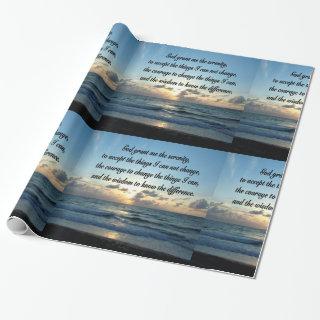 BEAUTIFUL SERENITY PRAYER OCEAN PHOTO
