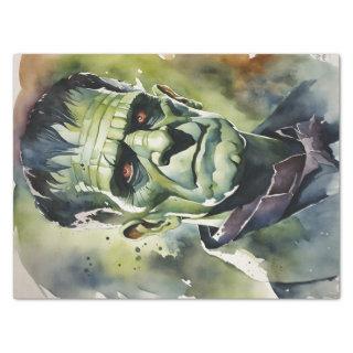 Beautiful: Watercolor Frankenstein Decoupage  Tissue Paper