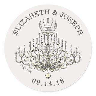Beauty and the Beast | Fairy Tale Wedding Classic Round Sticker