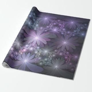 Bed of Flowers Trendy Shiny Abstract Fractal Art