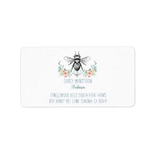 Bee Apiary Beekeeper Business Return Address Label