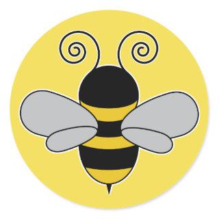 Bee Beekeeper Honey Bee Classic Round Sticker