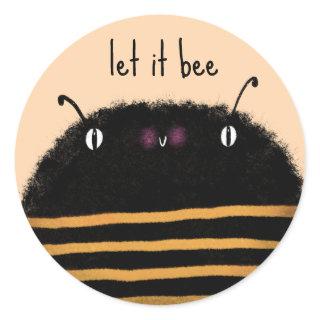 Bee Classic Round Sticker
