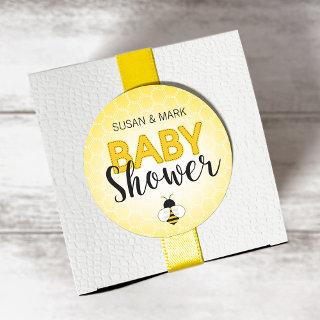 Bee theme baby shower Sticker