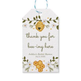 Bee Themed Bridal Shower Gift Tag