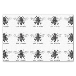 Bee Worker Honey Black Bumblebee Tissue Paper