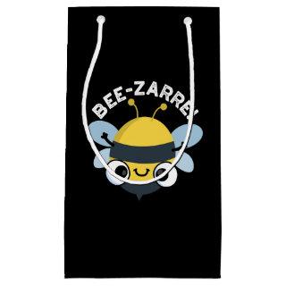 Bee-zarre Funny Bizarre Bee Pun Dark BG Small Gift Bag