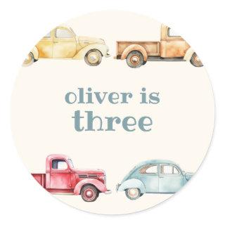 Beep Beep Beep Birthday Sticker