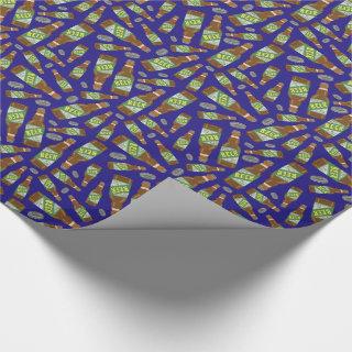 Beer Bottle and Caps Pattern