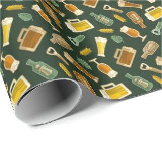 Beer Icons Pattern