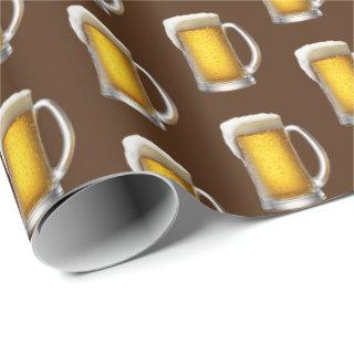 Beer Mug On Brown