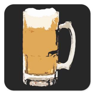 Beer Square Sticker